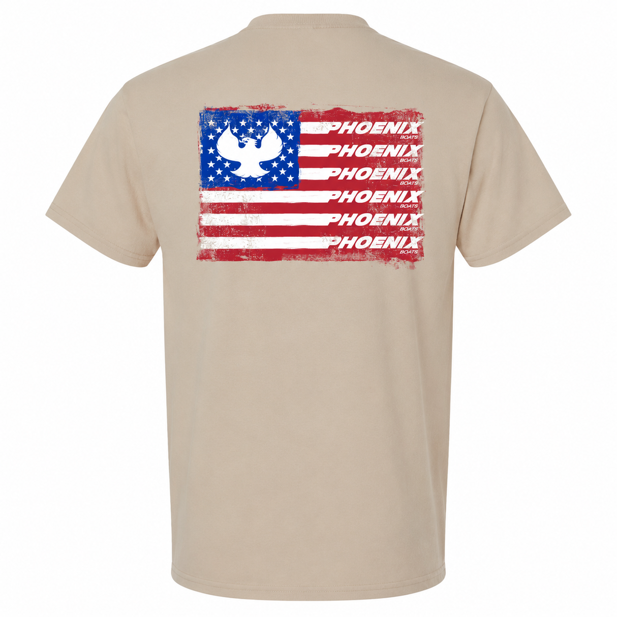 Flag SS Tee - Sand