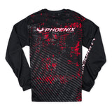 Full Speed Sublimated LS Tee - Black / Red