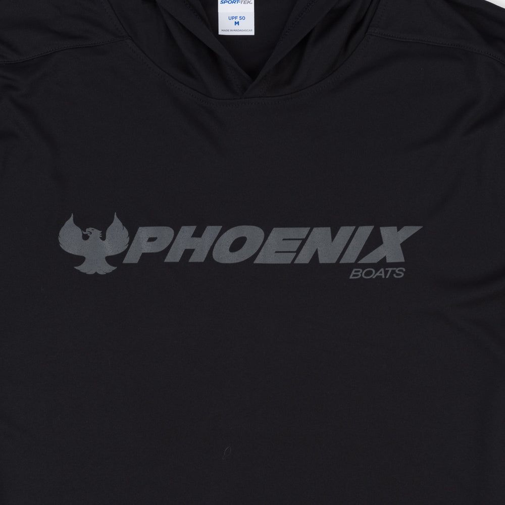 UV Pro LS Hoodie Tee - Black