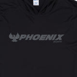 UV Pro LS Hoodie Tee - Black