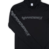 UV Pro LS Hoodie Tee - Black