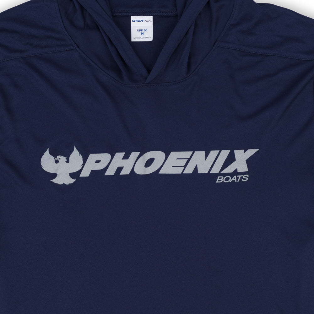 UV Pro LS Hoodie Tee - Navy