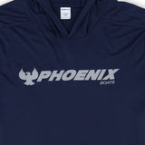 UV Pro LS Hoodie Tee - Navy