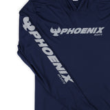 UV Pro LS Hoodie Tee - Navy
