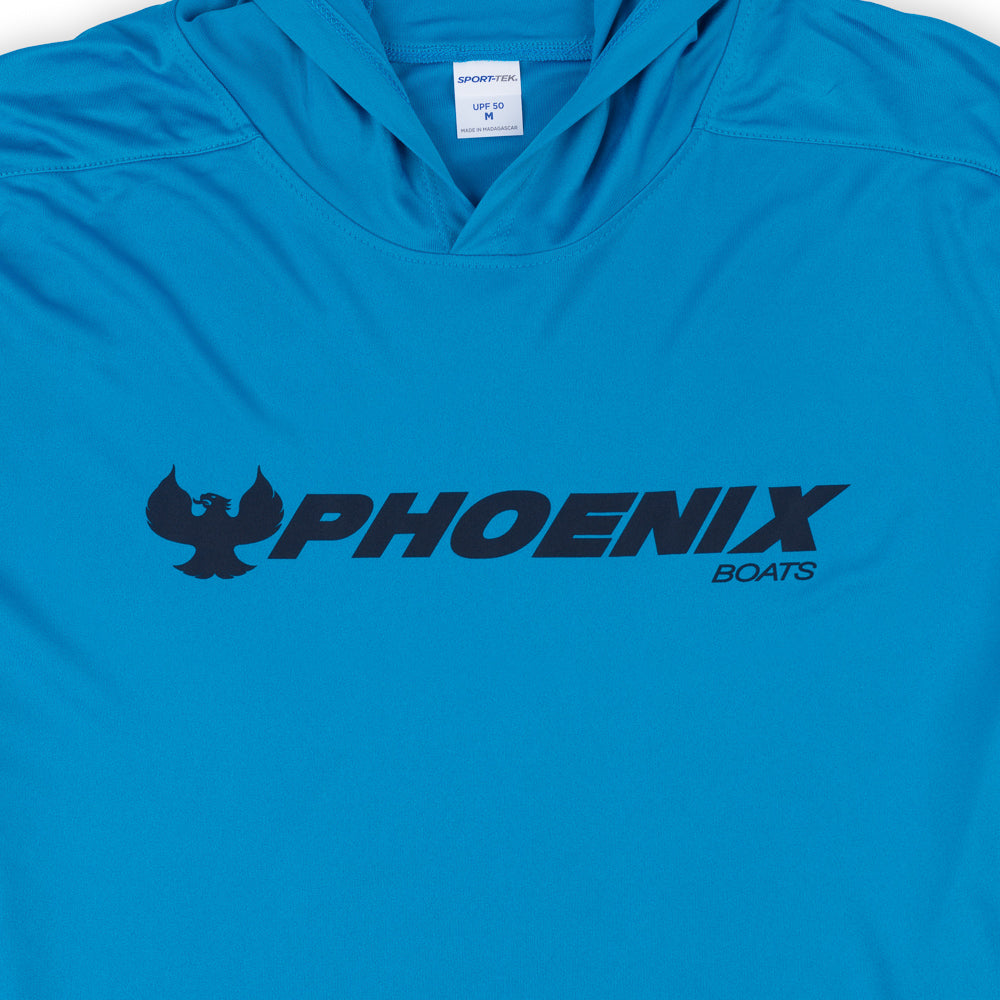 UV Pro LS Hoodie Tee - Sapphire