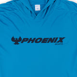 UV Pro LS Hoodie Tee - Sapphire
