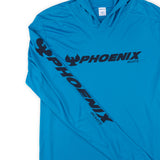 UV Pro LS Hoodie Tee - Sapphire