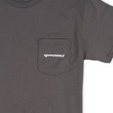 Quality Crafted SS Pocket Tee - Charcoal