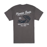 Quality Crafted SS Pocket Tee - Charcoal