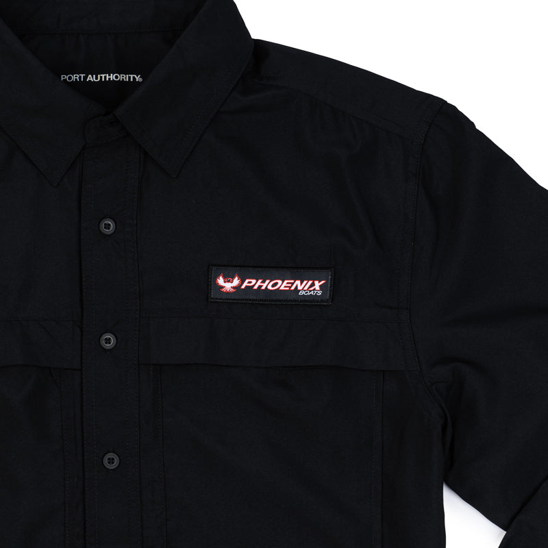 UV Day Break LS Shirt - Black