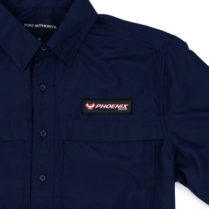 UV Day Break LS Shirt - Navy - CLEARANCE