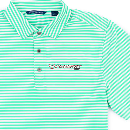 C&B Virtue Striped Polo - Fresh Mint