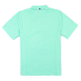 C&B Virtue Striped Polo - Fresh Mint