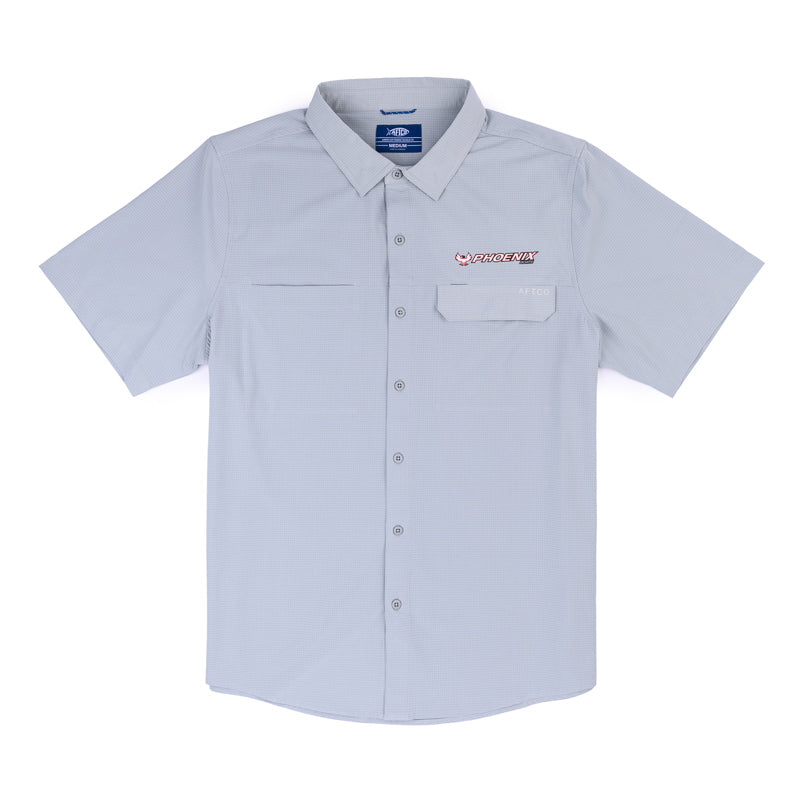 AFTCO Air-O Mesh SS Shirt - Harbor Grey