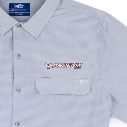 AFTCO Air-O Mesh SS Shirt - Harbor Grey