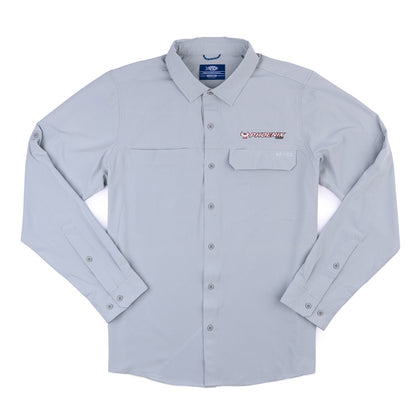 AFTCO Air-O Mesh LS Shirt - Harbor Grey