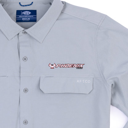 AFTCO Air-O Mesh LS Shirt - Harbor Grey