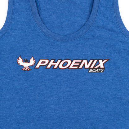 Women's Racerback Tank - Royal Frost
