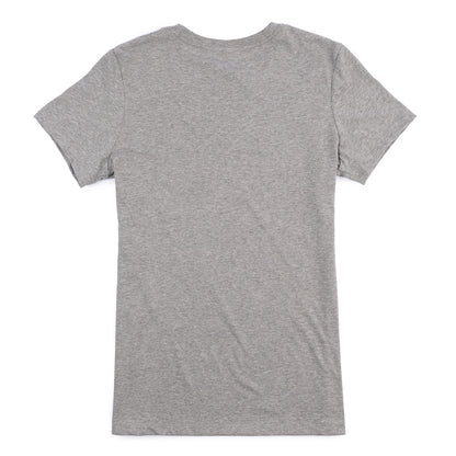 Women's Just a Girl Tee - Heathered Steel Grey