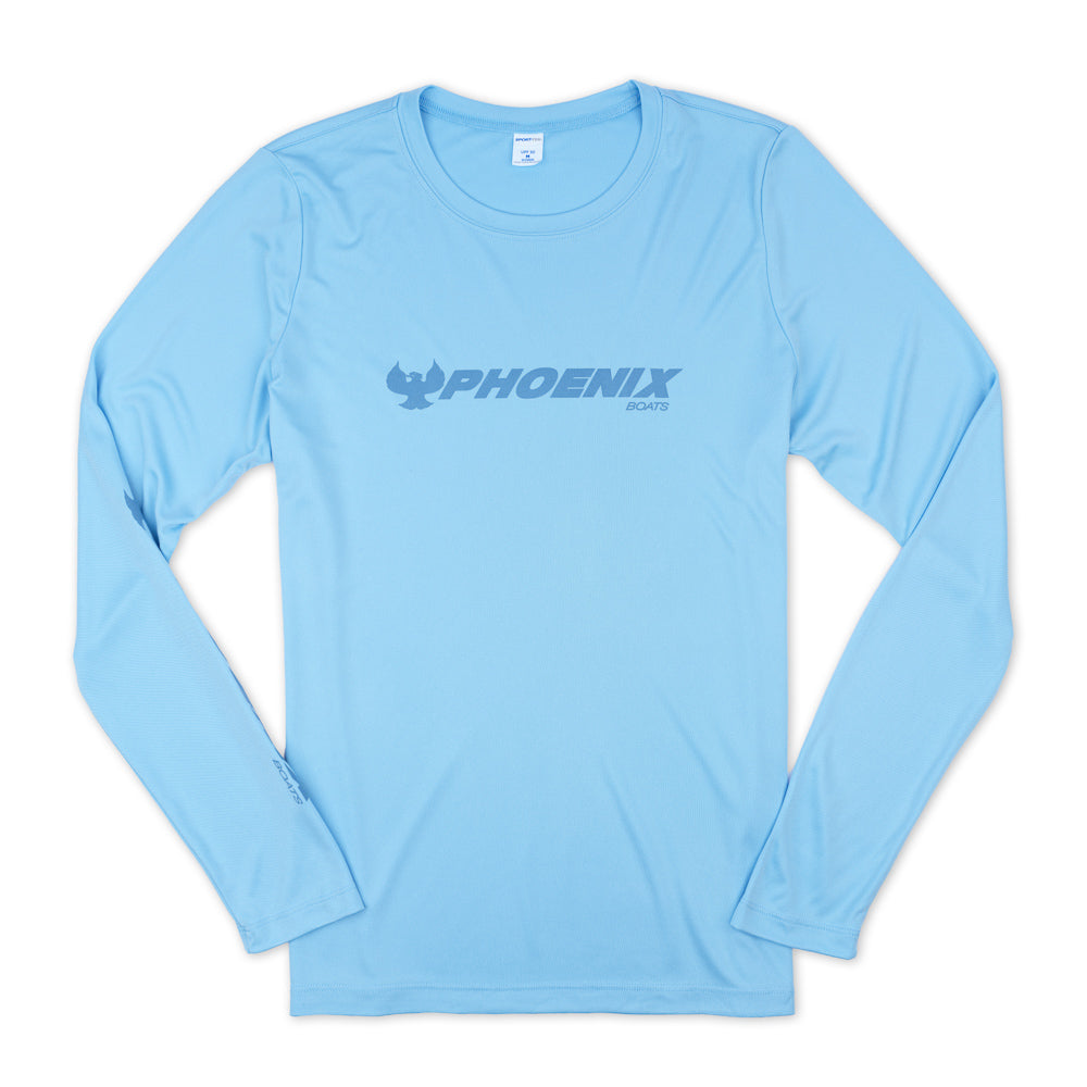 Women's LS UV Sun Tee - Light Blue