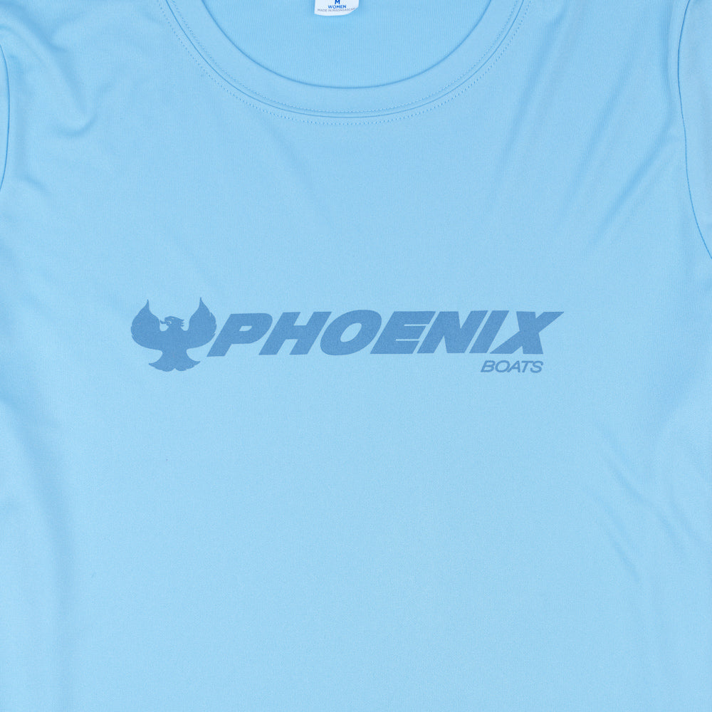 Women's LS UV Sun Tee - Light Blue