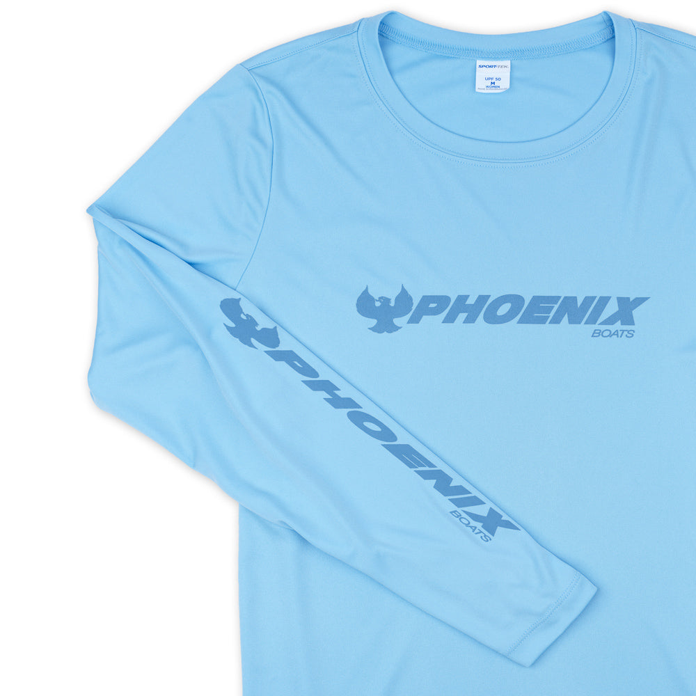 Women's LS UV Sun Tee - Light Blue