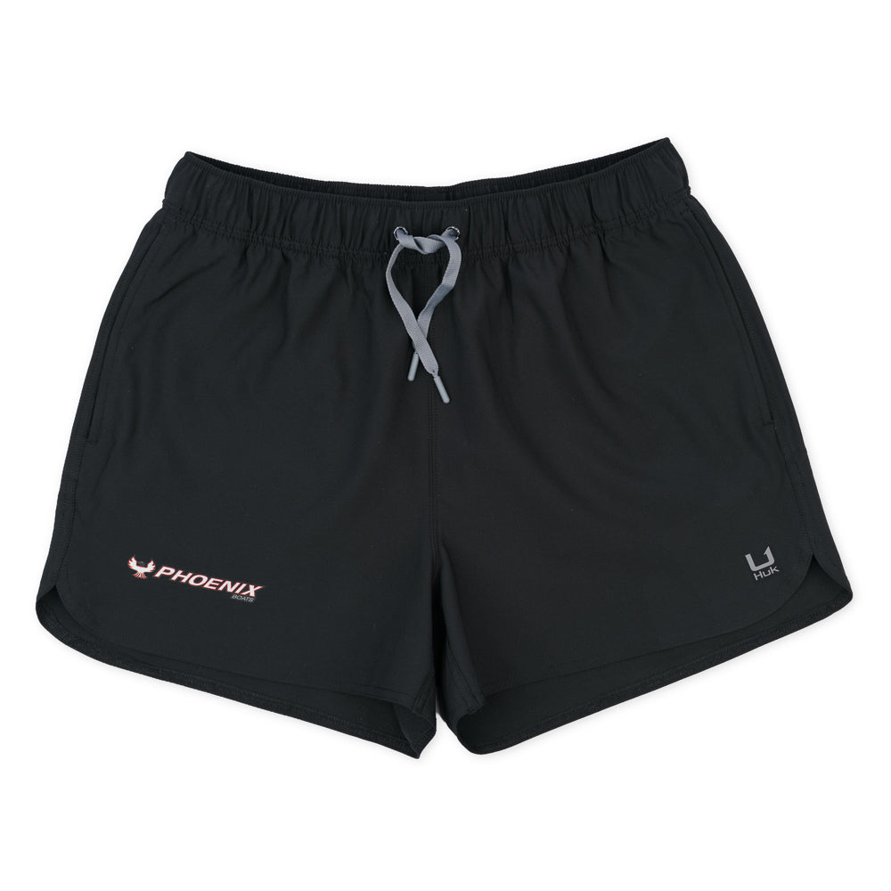 Women's HUK Pursuit Volley Shorts - Black