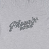 Women's Scripted LS Hoodie Tee - Light Grey