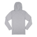 Women's Scripted LS Hoodie Tee - Light Grey