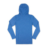 Women's Scripted LS Hoodie Tee - Royal Heather