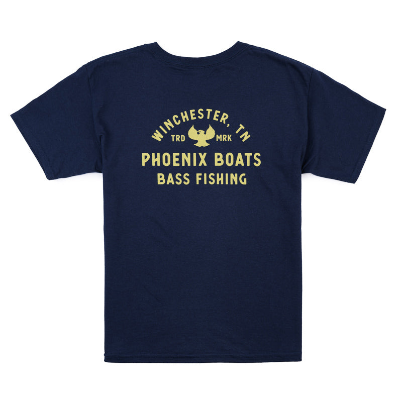 Youth Trademark Tee - Navy