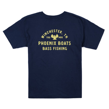 Youth Trademark Tee - Navy