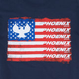 Youth SS Flag Tee - Navy