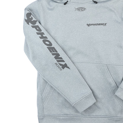 AFTCO Reaper Hooded Sweatshirt - Harbor Grey