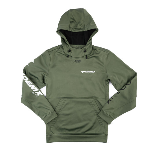 AFTCO Reaper Hooded Sweatshirt - Deep Green