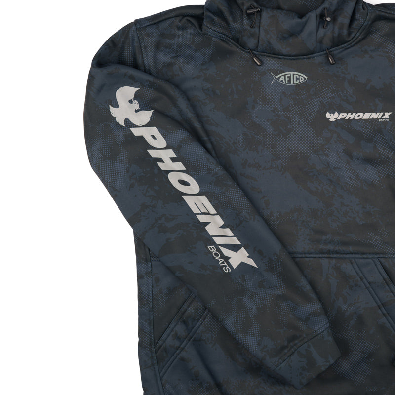 AFTCO Reaper Hooded Sweatshirt - Dark Storm Camo