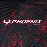 Full Speed Sublimated Hooded Sweatshirt - Black / Red
