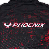 Full Speed Sublimated Hooded Sweatshirt - Black / Red
