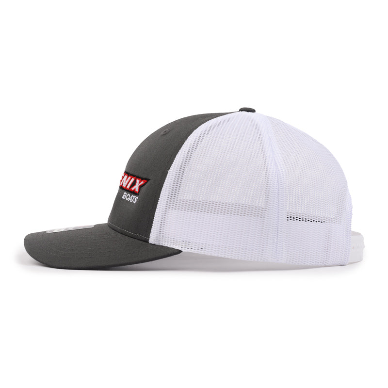 Richardson Low Pro Trucker Cap - Charcoal / White