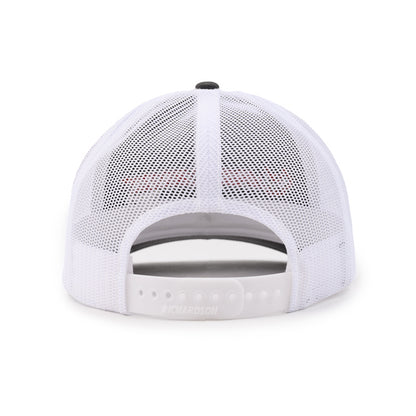 Richardson Low Pro Trucker Cap - Charcoal / White