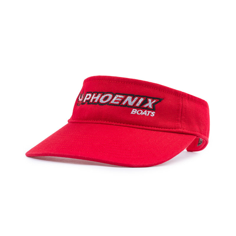 Richardson Washed Visor - Red - CLEARANCE