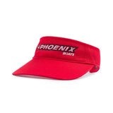 Richardson Washed Visor - Red - CLEARANCE