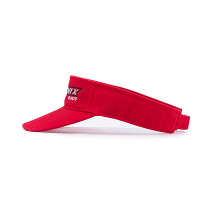 Richardson Washed Visor - Red