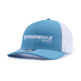 Richardson Trucker Cap - Columbia Blue / White