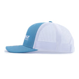 Richardson Trucker Cap - Columbia Blue / White