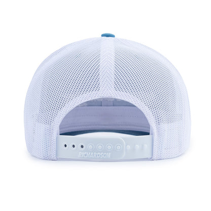 Richardson Trucker Cap - Columbia Blue / White