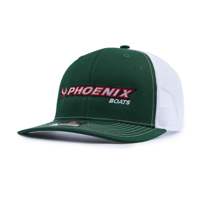 Richardson Trucker Cap - Dark Green / White