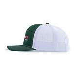 Richardson Trucker Cap - Dark Green / White - CLEARANCE