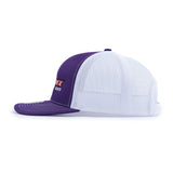 Richardson Trucker Cap - Purple / White