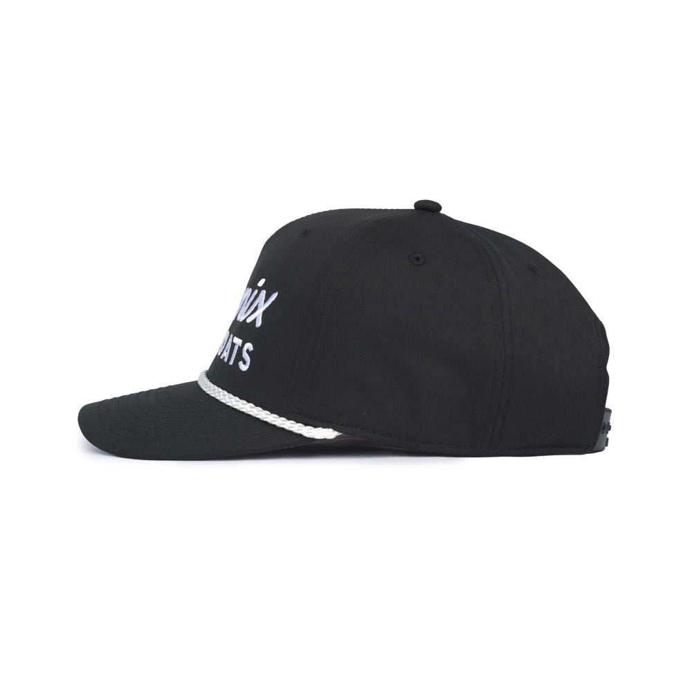 Scripted Rope Cap - Black